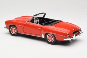 Mercedes 190 SL W121 Guards Red Minichamps 1:18 100037032 Kovina – slika 7 od 8