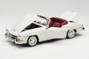Mercedes 190 SL W121 Svetlo Siva Norev 1:18 B66040710 Kovina – slika 2 od 10