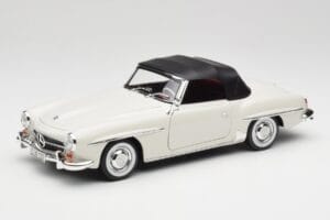 Mercedes 190 SL W121 Svetlo Siva Norev 1:18 B66040710 Kovina – slika 3 od 10