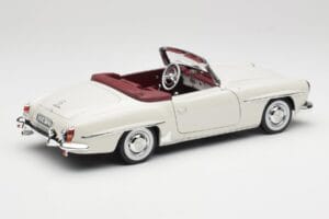 Mercedes 190 SL W121 Svetlo Siva Norev 1:18 B66040710 Kovina – slika 4 od 10