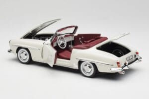 Mercedes 190 SL W121 Svetlo Siva Norev 1:18 B66040710 Kovina – slika 7 od 10