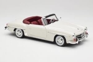 Mercedes 190 SL W121 Svetlo Siva Norev 1:18 B66040710 Kovina – slika 8 od 10