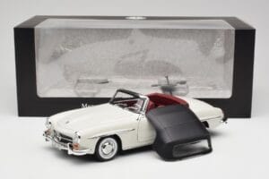 Mercedes 190 SL W121 Svetlo Siva Norev 1:18 B66040710 Kovina – slika 10 od 10