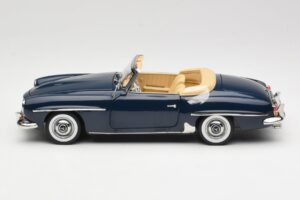 Mercedes 190 SL W121 Middle Blue Norev 1:18 183403 Kovina – slika 4 od 8
