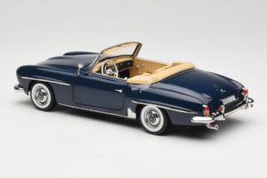 Mercedes 190 SL W121 Middle Blue Norev 1:18 183403 Kovina – slika 7 od 8