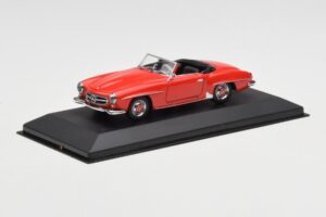 Mercedes 190 SL W121 Rdeč Minichamps 1:43 940033131 Kovina – slika 2 od 4