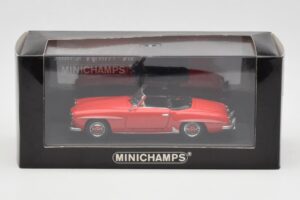 Mercedes 190 SL W121 Rdeč Minichamps 1:43 940033131 Kovina – slika 4 od 4
