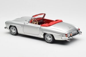 Mercedes 190 SL W121 Srebrn Norev 1:18 B660640604 Kovina – slika 7 od 8