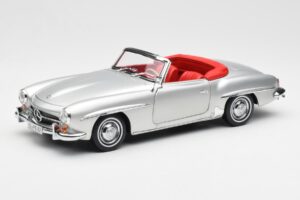 Mercedes 190 SL W121 Srebrn Norev 1:18 B660640604 Kovina