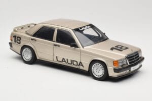 Mercedes 190E 2.3-16 W201 #1 N. Lauda Race of Champions Nurburgring 1984 AUTOart 1:18 88431 Kovina – slika 6 od 8