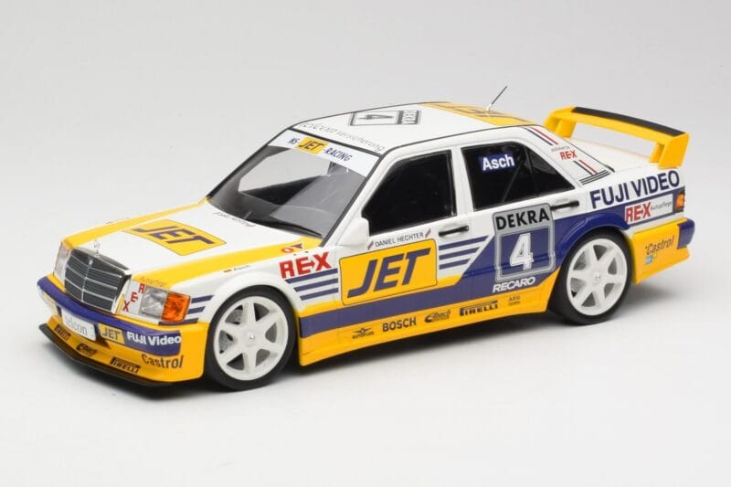 Mercedes 190E 2.5-16 EVO 1 W201 Team MS-Jet #4 R. Asch DTM 1989 Minichamps 1:18 155893604 Kovina