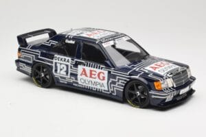 Mercedes 190E 2.5-16 EVO 1 W201 Team Snobeck #12 A. Cudini DTM 1989 Minichamps 1:18 155893612 Kovina – slika 4 od 6