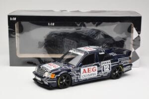 Mercedes 190E 2.5-16 EVO 1 W201 Team Snobeck #12 A. Cudini DTM 1989 Minichamps 1:18 155893612 Kovina – slika 6 od 6