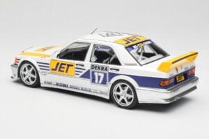 Mercedes 190E 2.5-16 EVO I W201 #17 Team MS-Jet J. van Ommen DTM 1990 Minichamps 1:18 155903617 Kovina – slika 4 od 6