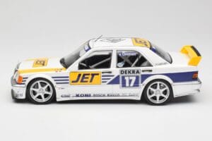 Mercedes 190E 2.5-16 EVO I W201 #17 Team MS-Jet J. van Ommen DTM 1990 Minichamps 1:18 155903617 Kovina – slika 5 od 6