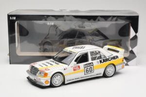 Mercedes 190E 2.5-16 EVO I W201 #60 Team AMG Mercedes K. Wendlinger DTM 1990 Minichamps 1:18 155903660 Kovina – slika 6 od 6