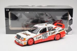 Mercedes 190E 2.5-16 EVO II W201 #78 Team AMG E. Lohr DTM 1991 Minichamps 1:18 155913678 Kovina – slika 6 od 6