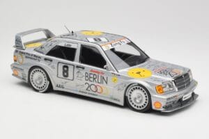 Mercedes 190E 2.5-16 EVO II W201 #8 Zung Fu E. Lohr Guia Race Macau 1992 Minichamps 1:18 155923608 Kovina – slika 2 od 6