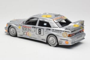 Mercedes 190E 2.5-16 EVO II W201 #8 Zung Fu E. Lohr Guia Race Macau 1992 Minichamps 1:18 155923608 Kovina – slika 4 od 6
