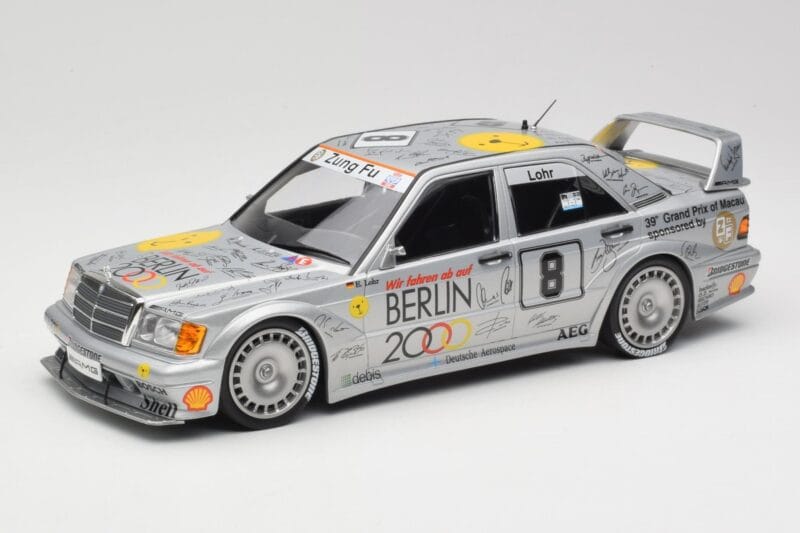 Mercedes 190E 2.5-16 EVO II W201 #8 Zung Fu E. Lohr Guia Race Macau 1992 Minichamps 1:18 155923608 Kovina