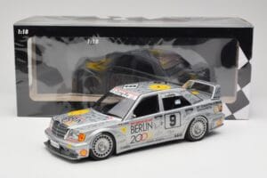 Mercedes 190E 2.5-16 EVO II W201 #9 Zung Fu K. Ludwig Guia Race Macau 1992 Minichamps 1:18 155923609 Kovina – slika 6 od 6