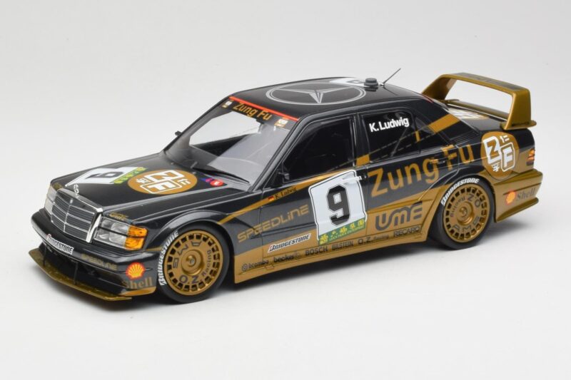 Mercedes 190E 2.5-16 EVO II W201 #9 Zung Fu K. Ludwig Guia Race Macau 1991 Minichamps 1:18 155913609 Kovina