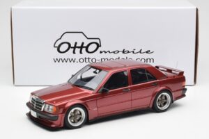 Mercedes 190E 2.5-16 W201 RAUH-Welt Republik Rdeč Otto 1:18 OT1083 Smola – slika 6 od 6