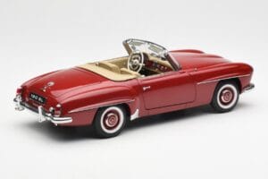 Mercedes 190SL W198 Rdeč AUTOart 1:18 76116 Kovina – slika 3 od 8
