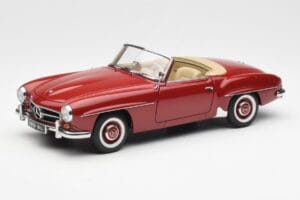 Mercedes 190SL W198 Rdeč AUTOart 1:18 76116 Kovina