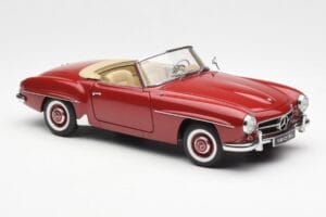 Mercedes 190SL W198 Rdeč AUTOart 1:18 76116 Kovina – slika 6 od 8