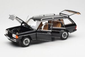 Mercedes 200 T S123 Črn Norev 1:18 183735 Kovina – slika 2 od 8