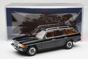 Mercedes 200 T S123 Črn Norev 1:18 183735 Kovina – slika 8 od 8