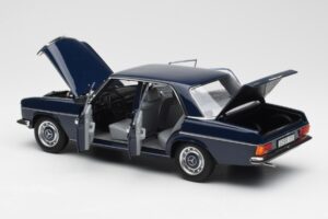 Mercedes 200 W114 Midnight Moder Dealer Edition Norev 1:18 B66040694 Kovina – slika 5 od 8
