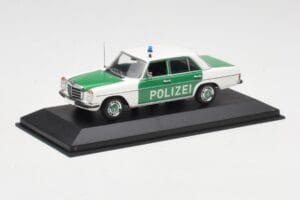 Mercedes 200 W115 Policija Minichamps 1:43 400034090 Kovina – slika 2 od 4