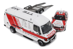 Mercedes 208D + Toyota Celica ST165 Gr.A RAC Safari 1990 Otto 1:18 OT480 Smola – slika 2 od 4