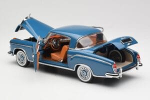 Mercedes 220 SE W128 Modra Sun Star 1:18 3561 Kovina – slika 5 od 8