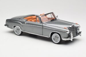 Mercedes 220 SE W128 Kabriolet Grey Metallic Sun Star 1:18 3352-M1 Kovina – slika 6 od 8