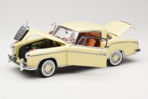 Mercedes 220 SE W128 Coupe Bež Sun Star 1:18 3562 Kovina – slika 2 od 8