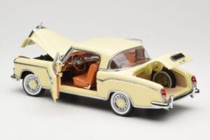 Mercedes 220 SE W128 Coupe Bež Sun Star 1:18 3562 Kovina – slika 5 od 8