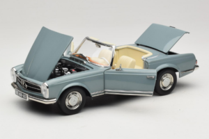 Mercedes 230 SL W113 Horizon Blue Norev 1:18 183992 Kovina – slika 2 od 9