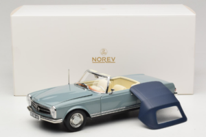Mercedes 230 SL W113 Horizon Blue Norev 1:18 183992 Kovina – slika 9 od 9