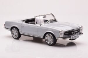 Mercedes 230 SL W113 Pagoda Siv Norev 1:18 183990 Kovina – slika 6 od 8