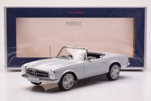 Mercedes 230 SL W113 Pagoda Siv Norev 1:18 183990 Kovina – slika 8 od 8