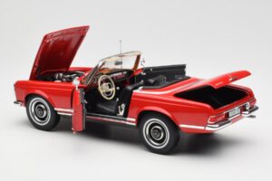 Mercedes 230 SL W113 Pagoda Rdeč Norev 1:18 B660640596 Kovina – slika 5 od 8