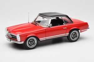 Mercedes 230 SL W113 Pagoda Rdeč Norev 1:18 B660640596 Kovina