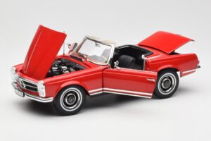 Mercedes 230 SL W113 Pagoda Rdeč Norev 1:18 B660640596 Kovina – slika 2 od 8
