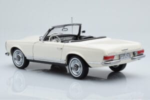 Mercedes 230 SL W113 Pagoda Bel Omejena Izdaja Norev 1:18 183768 Kovina – slika 8 od 9