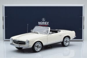Mercedes 230 SL W113 Pagoda Bel Omejena Izdaja Norev 1:18 183768 Kovina – slika 9 od 9