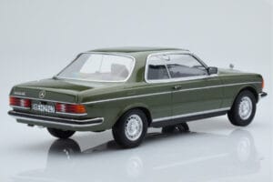 Mercedes 280 CE W123 Coupe Zelen Norev 1:18 183704 Kovina – slika 2 od 6