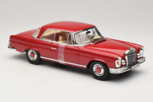 Mercedes 280 SE Coupe Rdeč Norev 1:18 183527 Kovina – slika 4 od 6